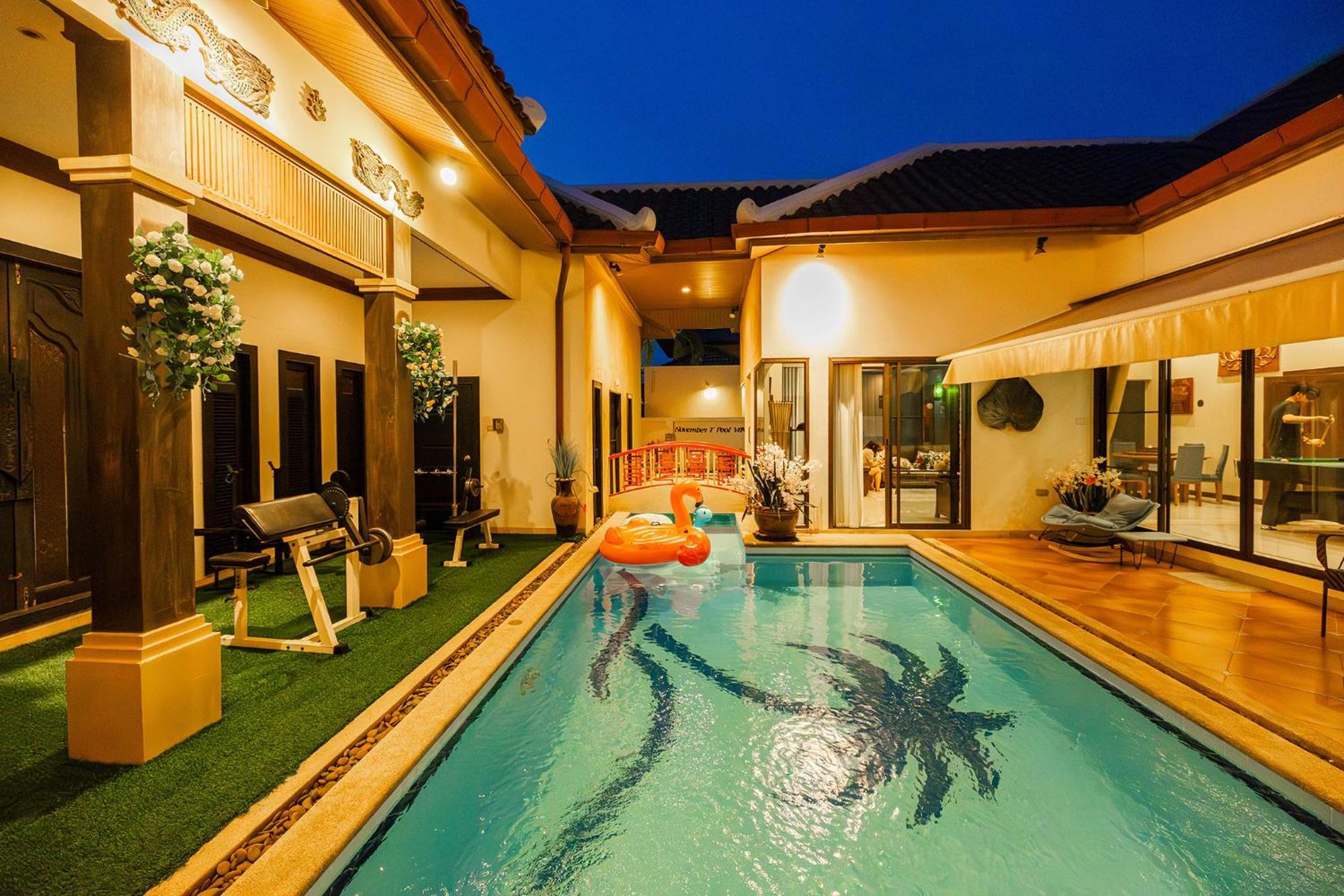 November T Pool Villa 2 Jomtien Beach Exterior photo